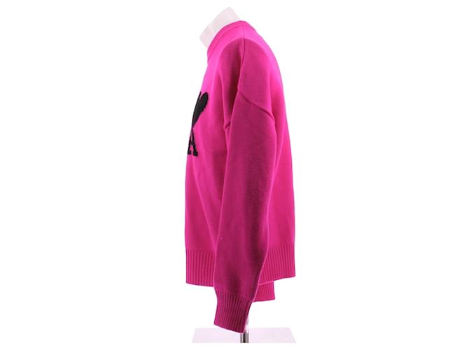 Ami Wollpullover Fuchsia Rosa Pink - Ansicht 4
