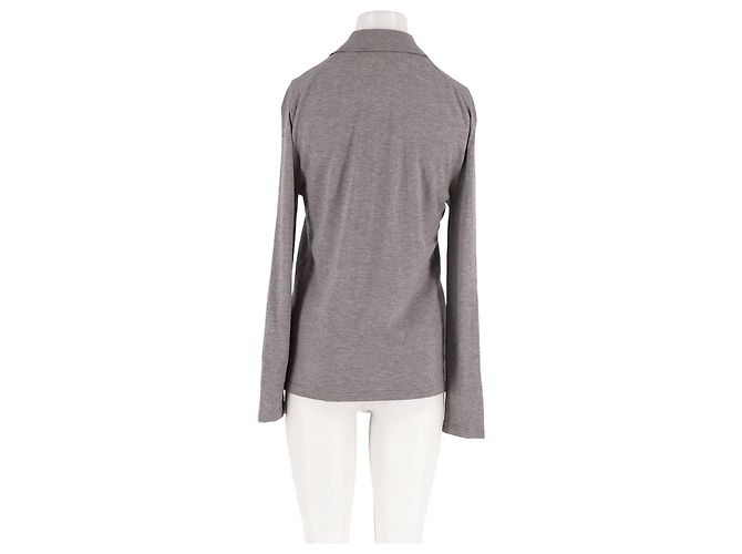 Autre Marque Polo de lana gris 440ME - vista 6