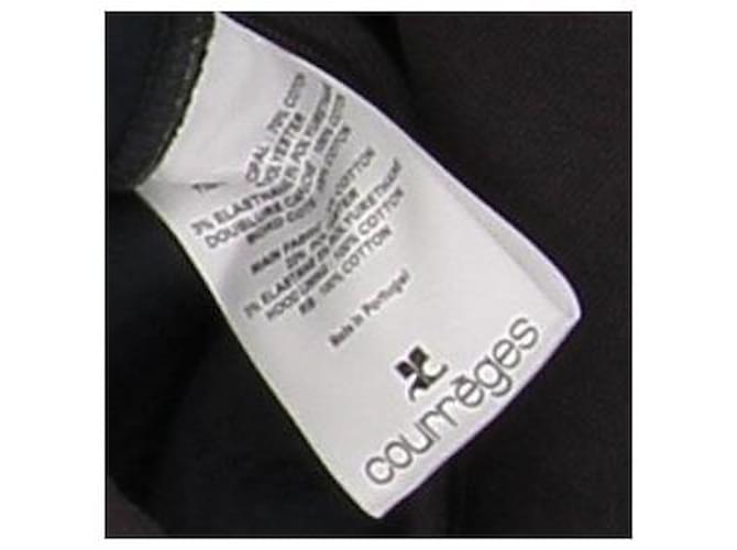 Courreges Kapuzenpullover Grau Baumwolle - Ansicht 6