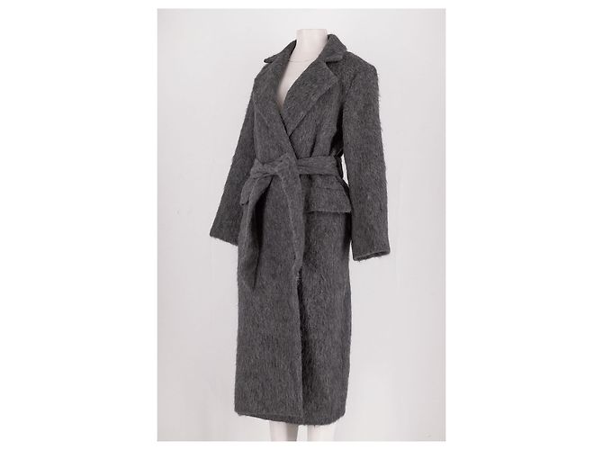 Autre Marque ALMADA LABEL Wollmantel Grau XS - Ansicht 4
