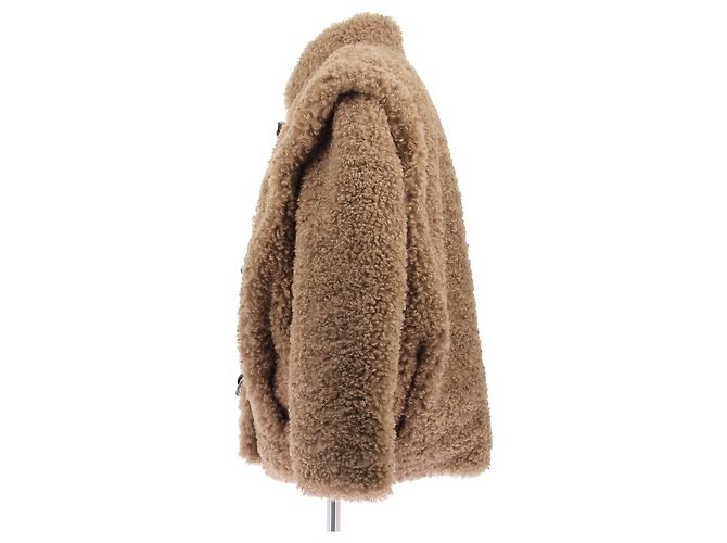 Isabel Marant Etoile Abrigo de piel marrón Castaño - vista 4
