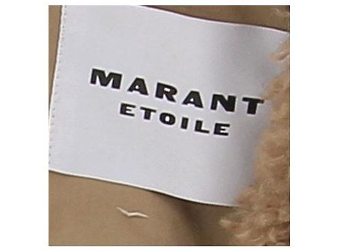 Isabel Marant Etoile Abrigo de piel marrón Castaño - vista 5