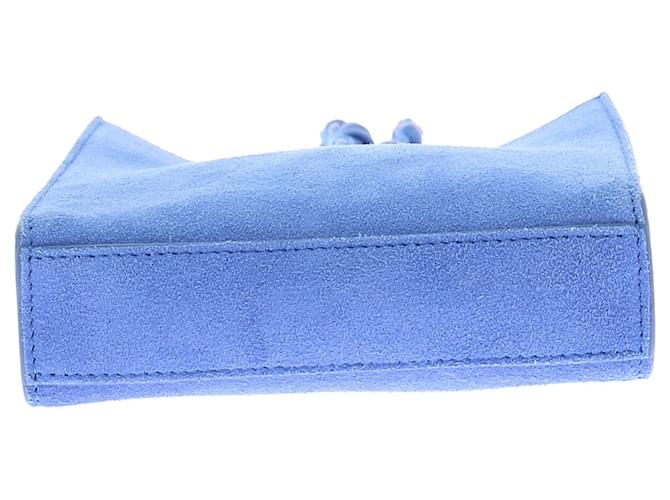 Jil Sander Picca borsa a tracolla blu - vista 7
