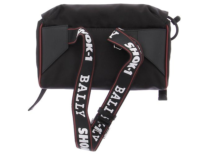 Borsa a cintura Bally Shok-1 Cage T X Funk Nera Nero - vista 3