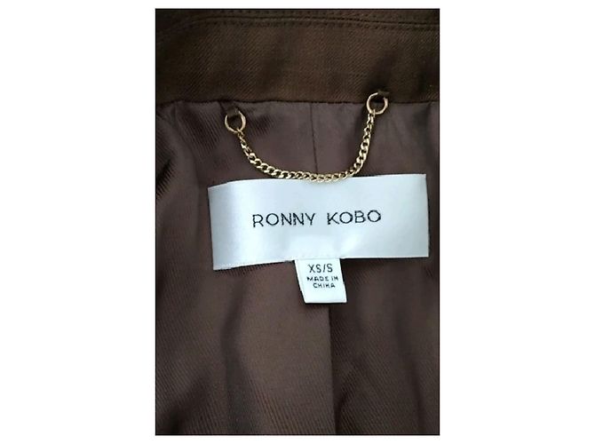 Autre Marque Blazer marrón RONNY KOBO Castaño - vista 7