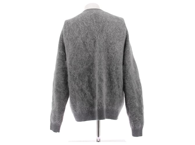 Acne Cardigan grigio in lana - vista 2