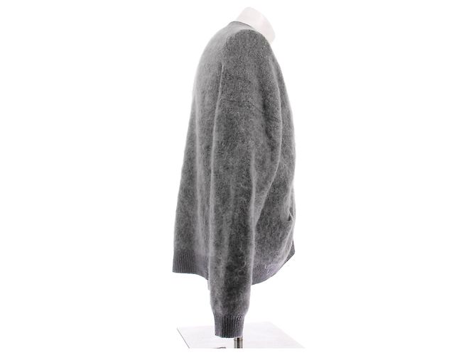Acne Cardigan grigio in lana - vista 3