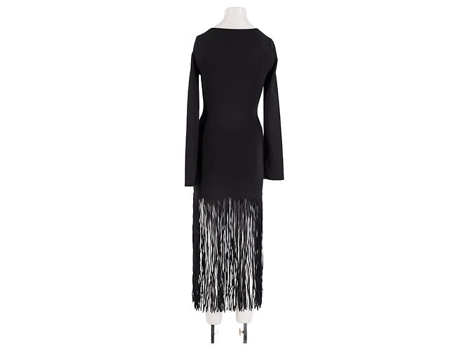Autre Marque ANCOSTI Midikleid Schwarz - Ansicht 6