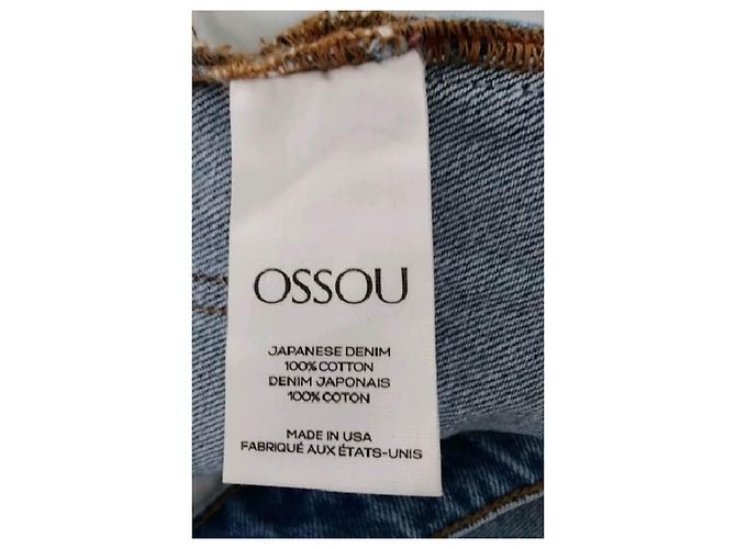 Autre Marque Vaqueros de denim azul OSSOU - vista 6