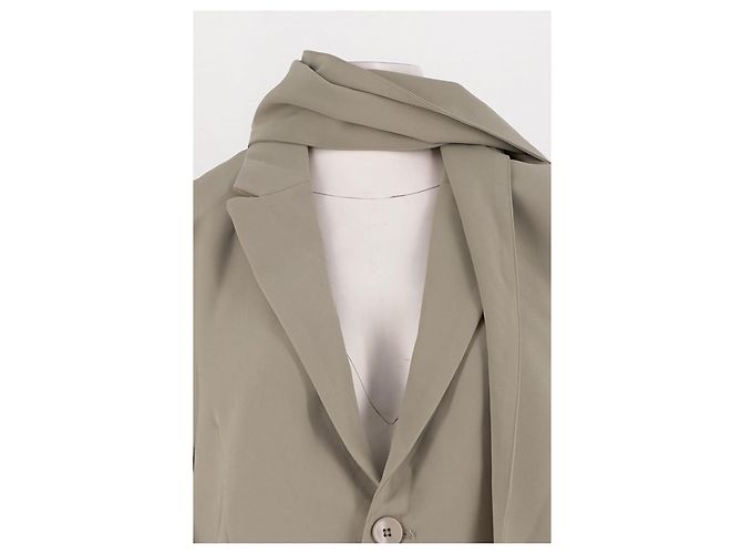 Autre Marque BOA Kurzer Blazer Khaki - Ansicht 2
