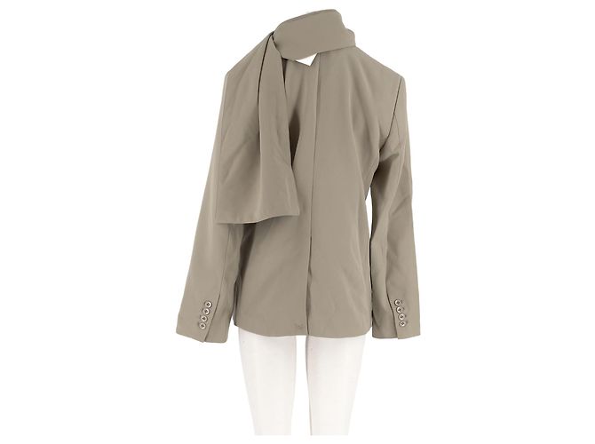 Autre Marque BOA Kurzer Blazer Khaki - Ansicht 6