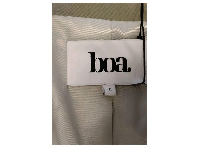 Autre Marque BOA Kurzer Blazer Khaki - Ansicht 7
