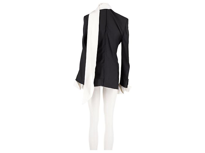Autre Marque Blazer BETTTER de lino negro XS - vista 6