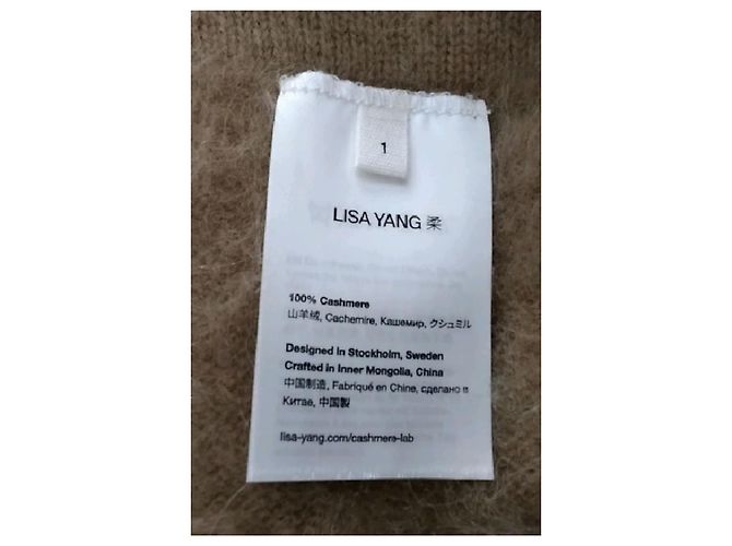 Autre Marque LISA YANG Beige Cashmere Skirt - view 6