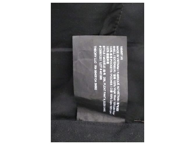 Theory Pantalones de lana marrón Castaño - vista 6