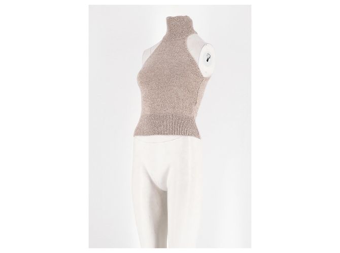 Autre Marque Top de lana beige MESDYVEN - vista 4