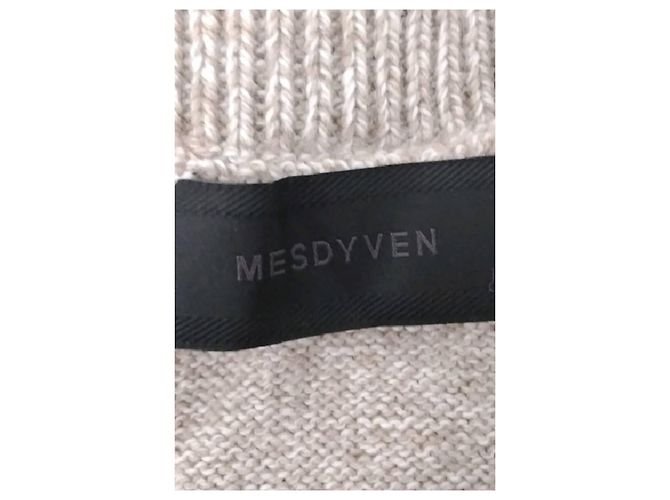 Autre Marque Top de lana beige MESDYVEN - vista 7