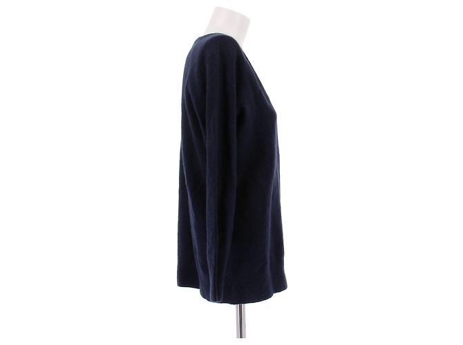 Equipment Kaschmirpullover in Marineblau - Ansicht 3