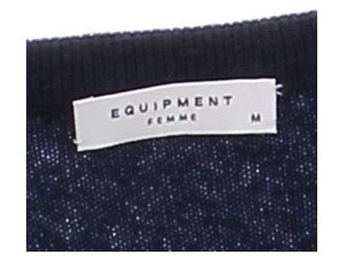 Equipment Kaschmirpullover in Marineblau - Ansicht 5
