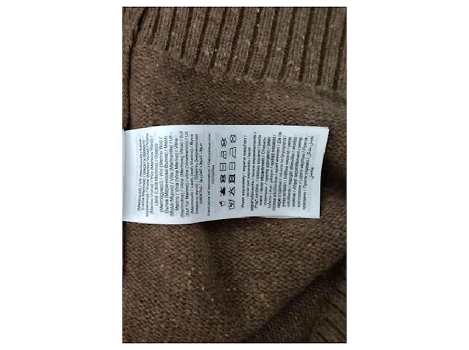 Autre Marque Jersey de lana marrón ALIGNE Castaño - vista 8
