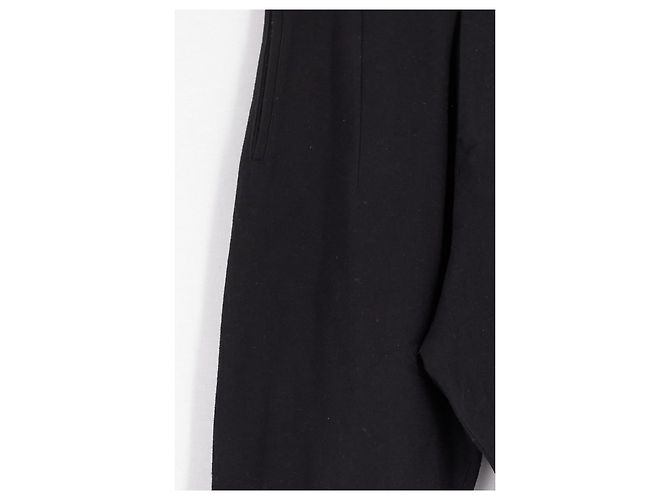Autre Marque Pantalones de algodón negros ISABEL BENENATO - vista 3