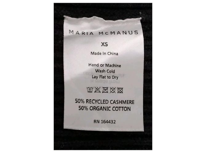 Autre Marque MARIA MCMANUS Cardigan aus Kaschmir Schwarz XS - Ansicht 8