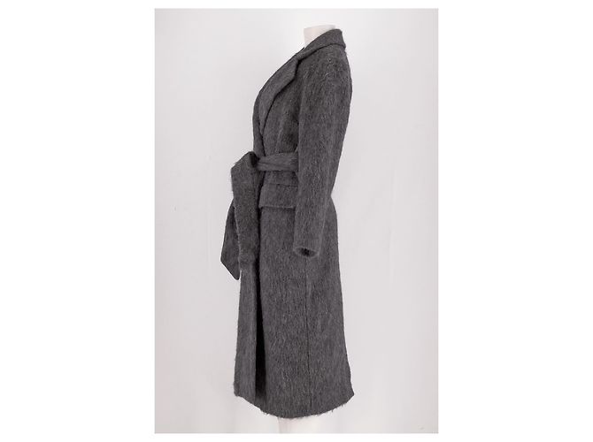 Autre Marque ALMADA LABEL Wollmantel Grau XS - Ansicht 5