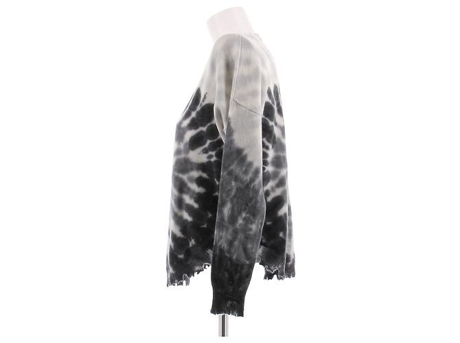 Autre Marque Tie-Dye Pullover grau - Ansicht 4