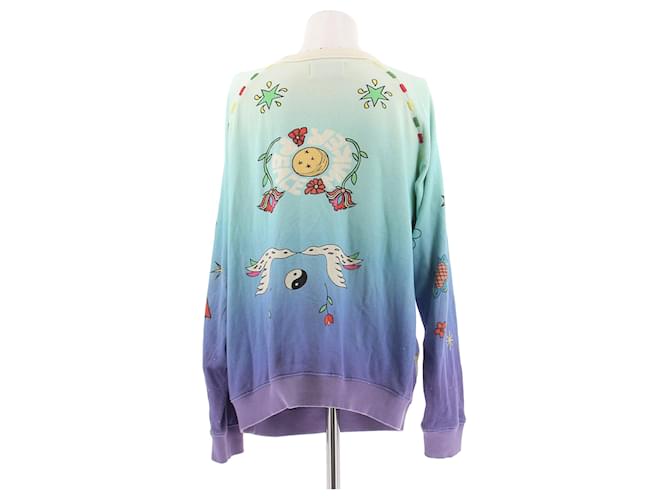 Autre Marque MONOKI Mehrfarbiger Baumwollpullover Mehrfarben - Ansicht 2
