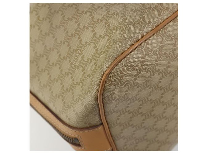 Céline CELINE Macadam Canvas Hand Bag PVC Beige Gold - vista 17