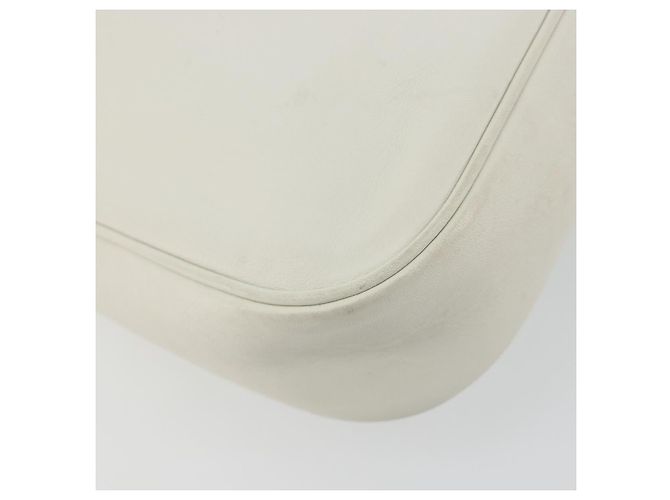 GUCCI Bamboo Shoulder Bag Leather White Silver 001 3870 - vista 16
