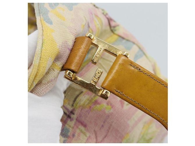 FENDI Hand Bag Canvas Beige Gold - vista 10