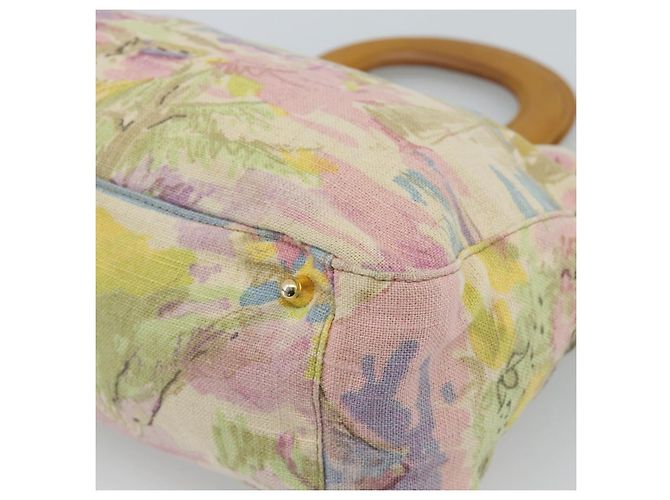 FENDI Hand Bag Canvas Beige Gold - vista 15