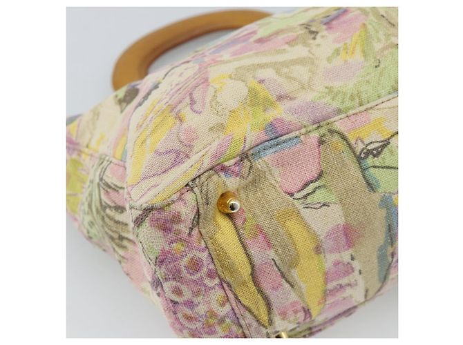 FENDI Hand Bag Canvas Beige Gold - vista 16