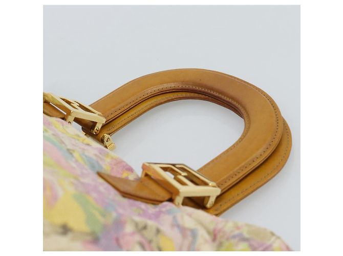 FENDI Hand Bag Canvas Beige Gold - vista 8