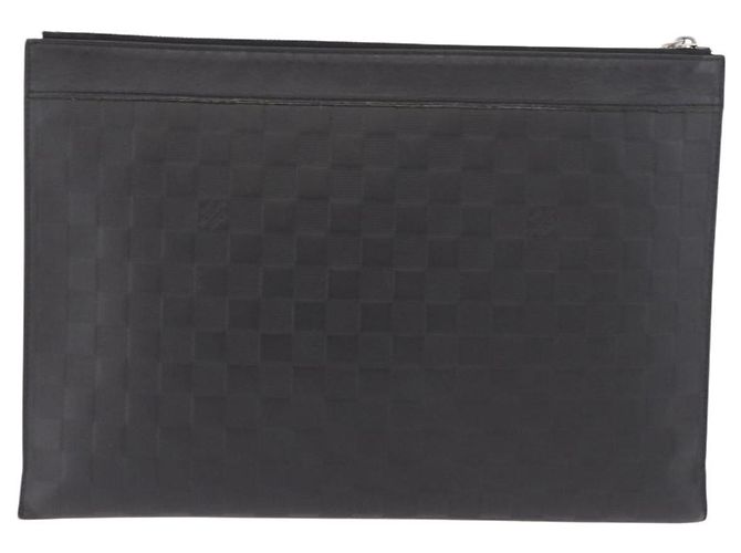 LOUIS VUITTON Damier Infini Pochette Discovery Black N60112 LV - vista 2
