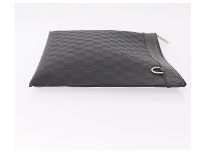LOUIS VUITTON Damier Infini Pochette Discovery Black N60112 LV - vista 3