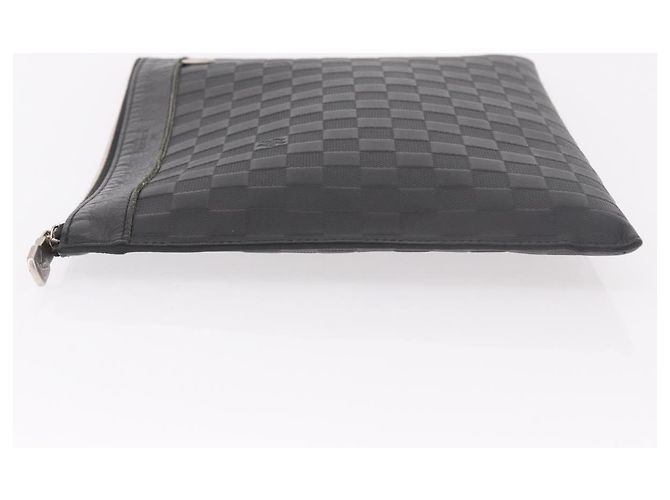 LOUIS VUITTON Damier Infini Pochette Discovery Black N60112 LV - vista 4
