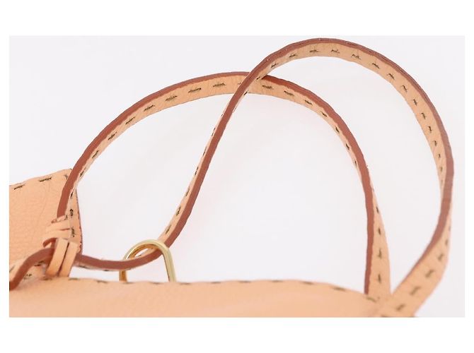 FENDI Celeria Hand Bag Leather With Pouch Orange Gold - vista 14