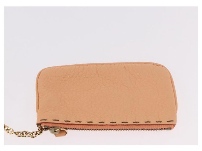 FENDI Celeria Hand Bag Leather With Pouch Orange Gold - vista 25