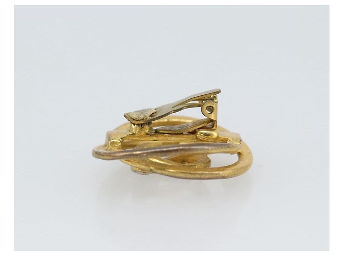 CHANEL COCO Mark Earring Metal Gold CC - vista 4