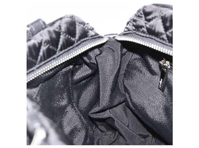 Salvatore Ferragamo Hand Bag Nylon Black Silver - vista 20