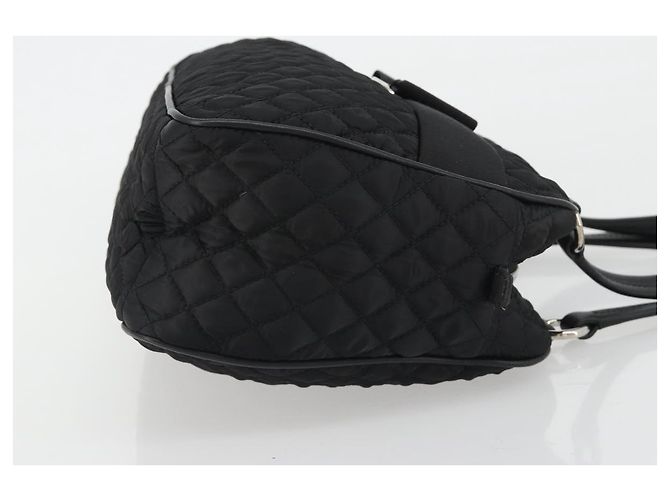 Salvatore Ferragamo Hand Bag Nylon Black Silver - vista 3