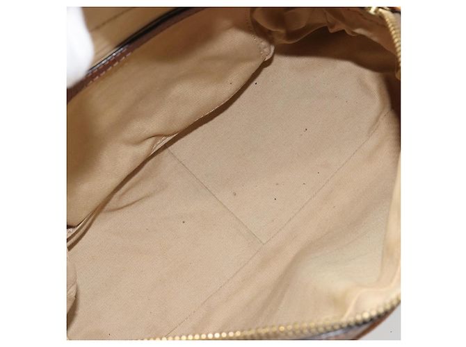 Chloé Chloe Paraty Hand Bag Leather Brown Gold - vista 11