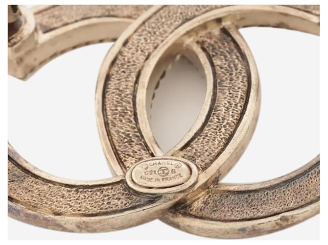 Chanel Spilla Gold Coco Mark C21B D'oro - vista 2