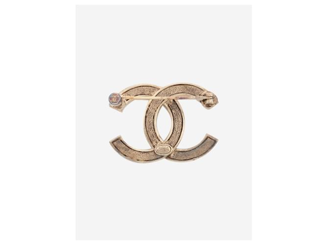 Chanel Spilla Gold Coco Mark C21B D'oro - vista 4