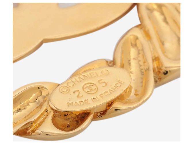 Chanel Spilla Gold Coco Mark wreath 25 D'oro - vista 4