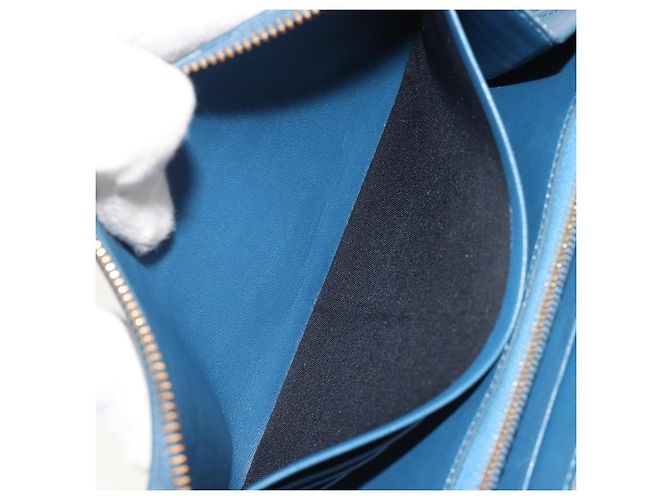 Céline CELINE Long Wallet Leather Blue Black gold - vista 18