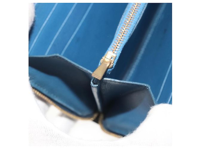 Céline CELINE Long Wallet Leather Blue Black gold - vista 20