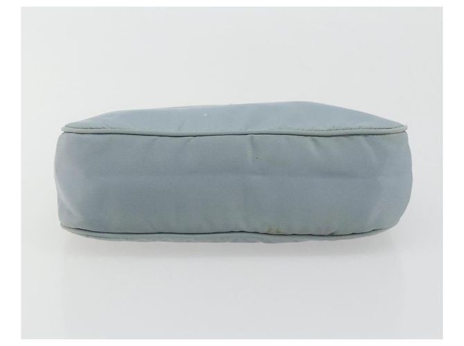 PRADA Hand Pouch Nylon Light Blue Silver - vista 5